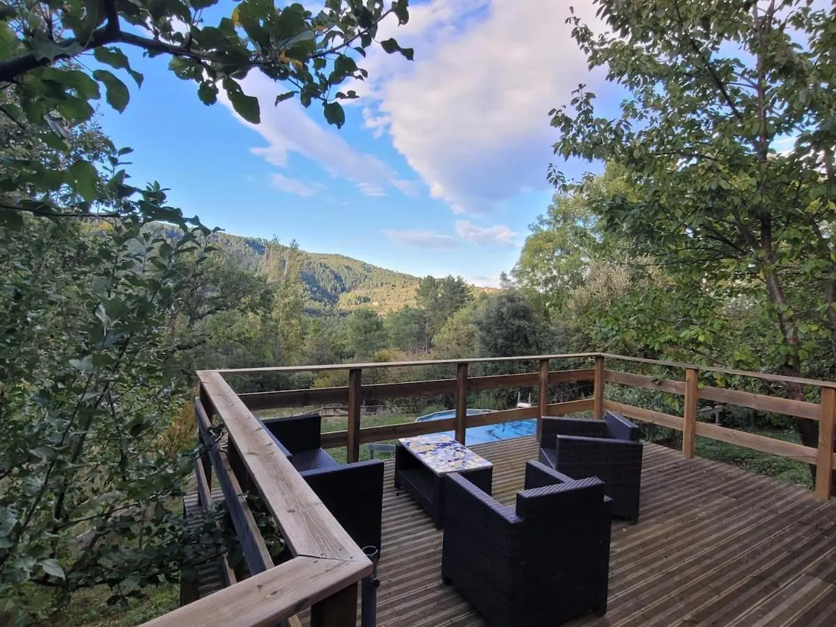 Maison En Pierre Au Coeur De L'Ardeche Avec 4 Lits, 2 Chambres, 1 Piscine Hors Sol Planzolles